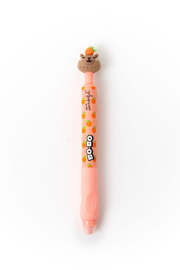 Mr. Wonderful Set of 2 erasable Raccoon and Capybara pens Bo-Bo Click! printed