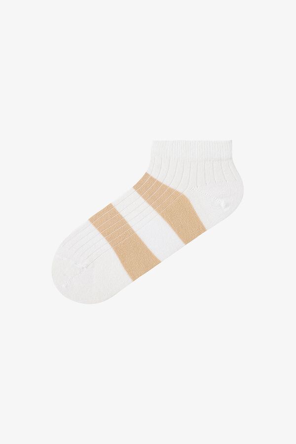 Penti Pack 5 calcetines cortos rayas estampado