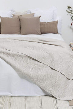 Womensecret Bettlaken Baumwollperkal Häkelstickerei. Bett 150-160 cm. Weiß