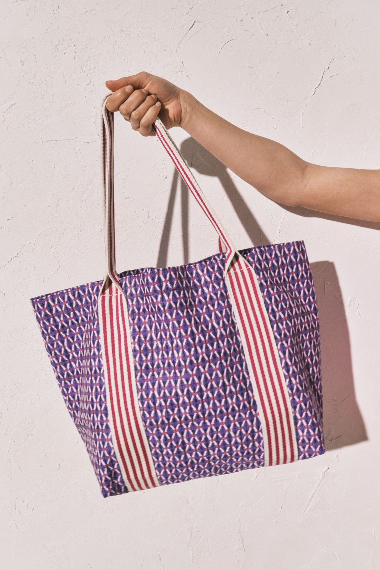 Women'secret Striped print beach shopper bag