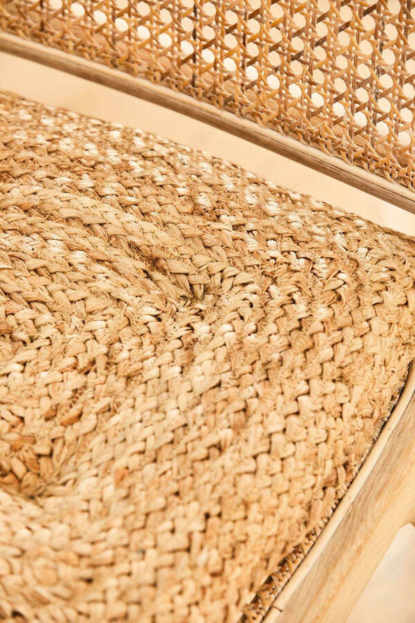 Calma House Cojín de silla de yute Ural nude