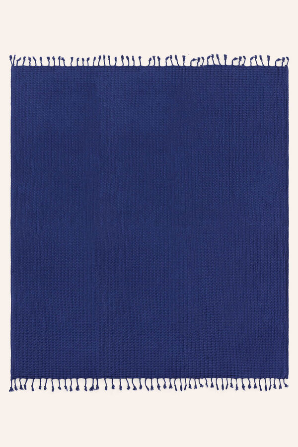 Womensecret Ola beach towel in electric blue cotton blue