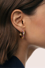 Singularu Aranyozott csillagos kereszt karika f&uuml;lbeval&oacute; r&aacute;vasalt mint&aacute;s