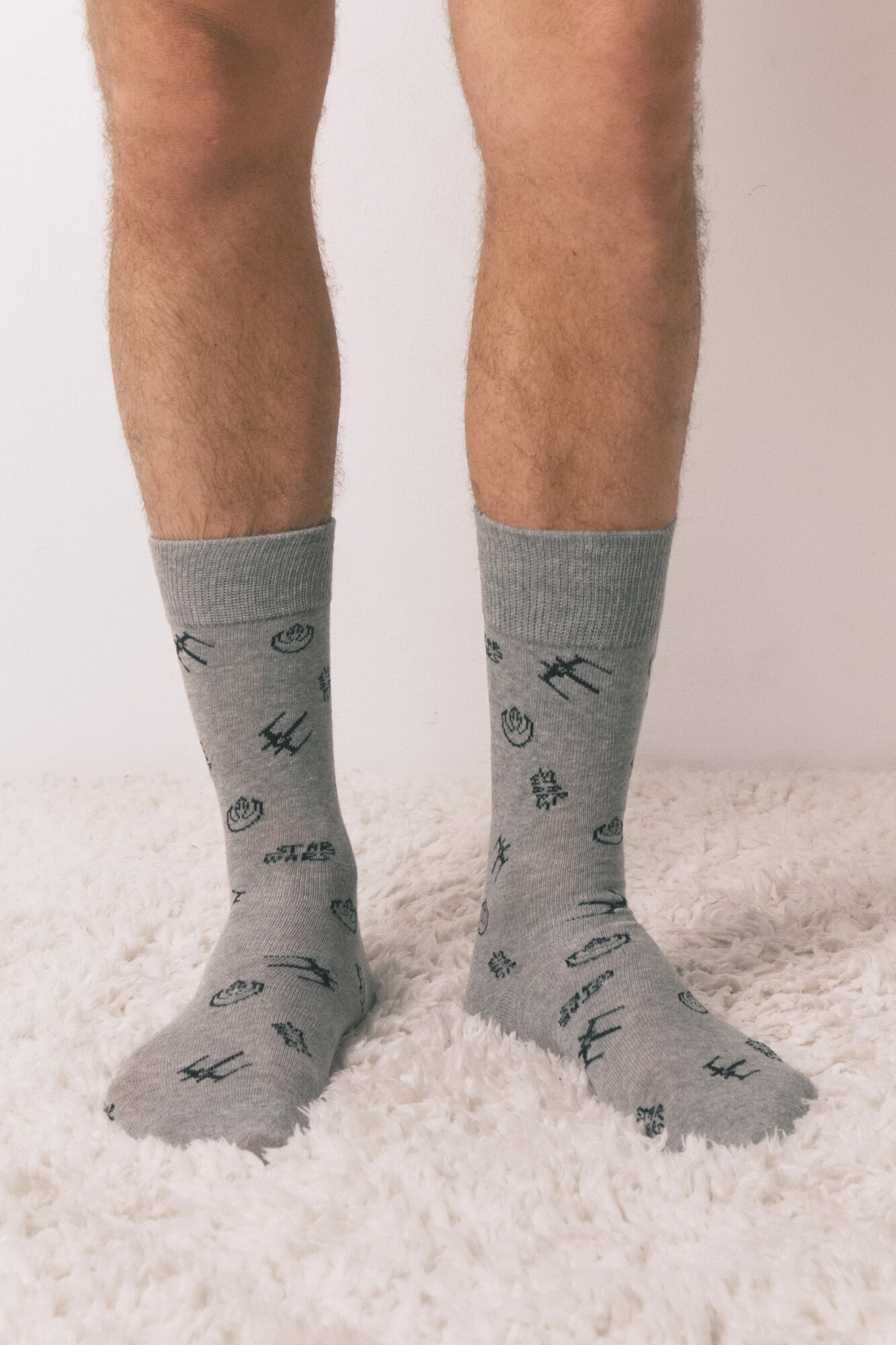 Women'secret Pack of 3 Star Wars long cotton socks