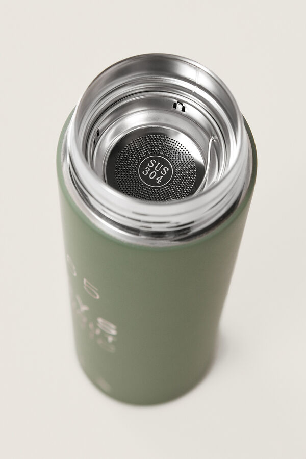 Born Living Yoga Botella acero inoxidable beige