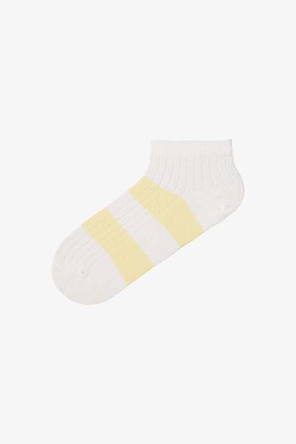 Penti Pack 5 calcetines cortos rayas estampado