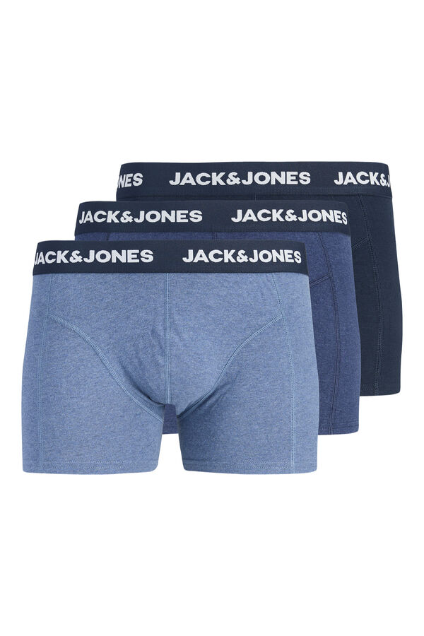 Jack & Jones Cotton long pyjamas blue