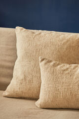 Womensecret Arga cushion cover in beige linen and cotton barna