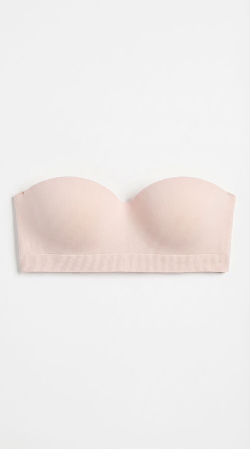 Women'secret Rosa nahtloser tr&auml;gerloser BH Rosa