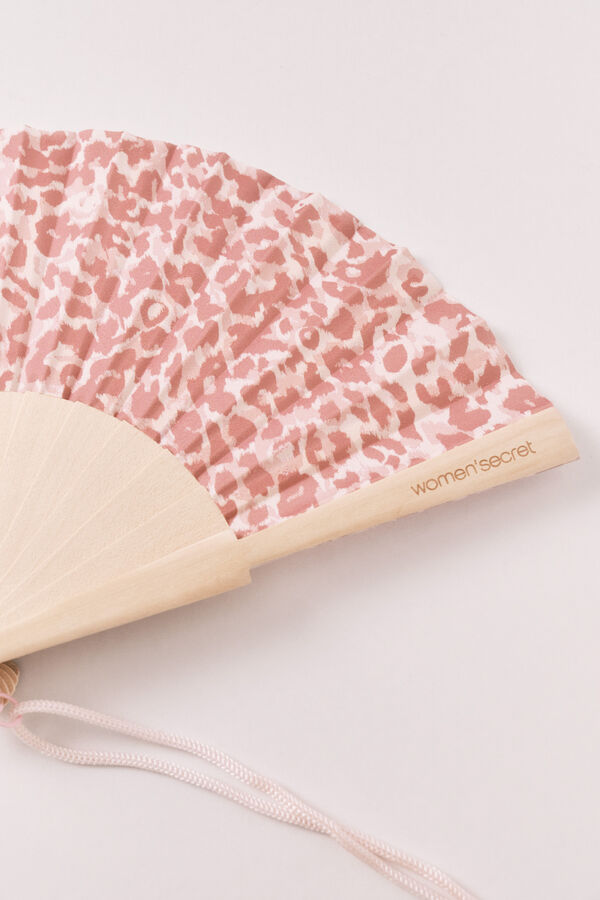 Women'secret Pink spotted fan pink