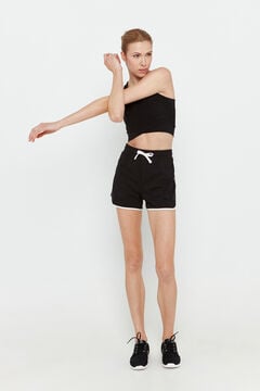 Womensecret Essential cotton shorts black