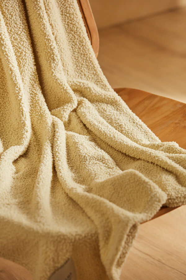 Calma House Plaid senfgelb coco mit Print