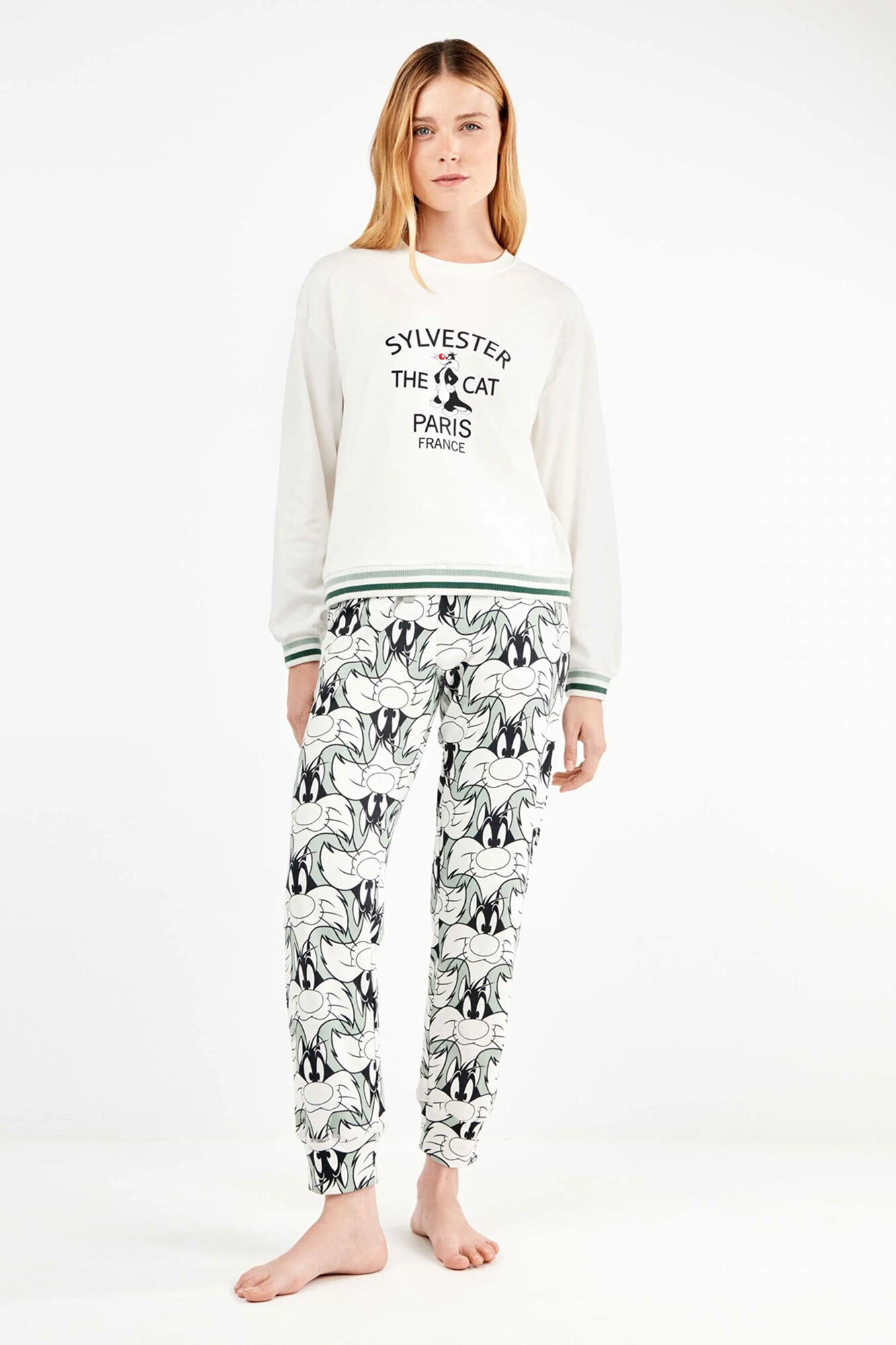 Gisela Conjunto pijama Sylvester en punto interlock