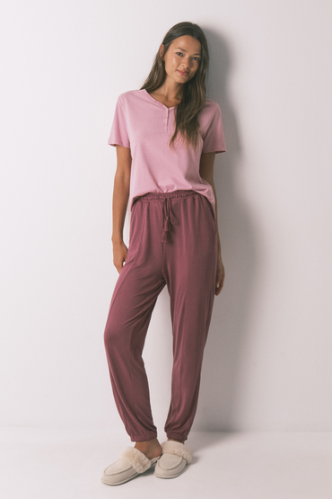 Pijama De Manga Larga Women'secret - Colección Multilicense Urban, Pantalón Largo, Para Mujer