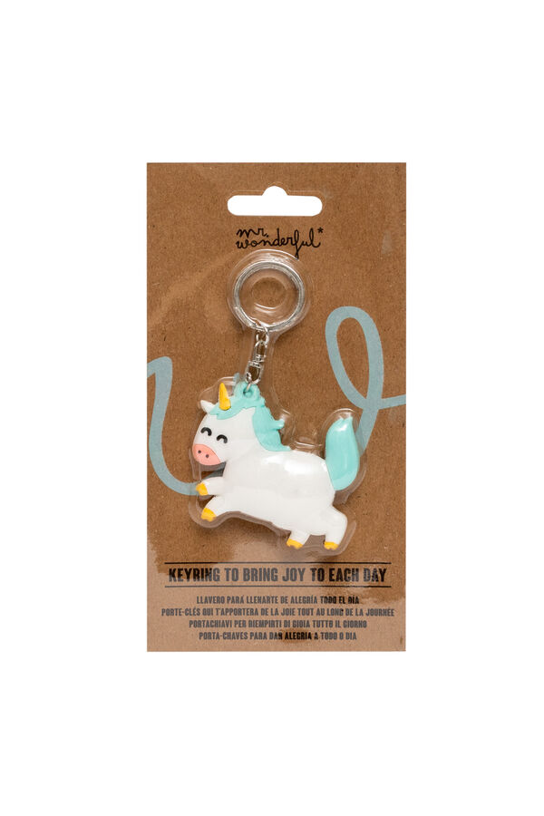 Womensecret Rubber key ring - Unicorn imprimé