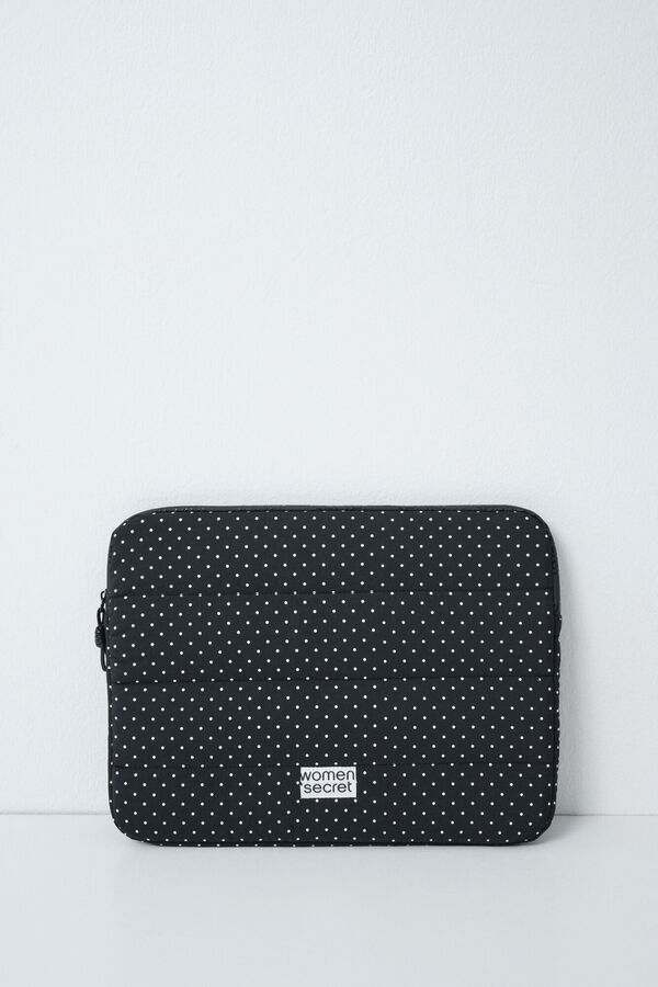 Women'secret Black polka-dots laptop case black