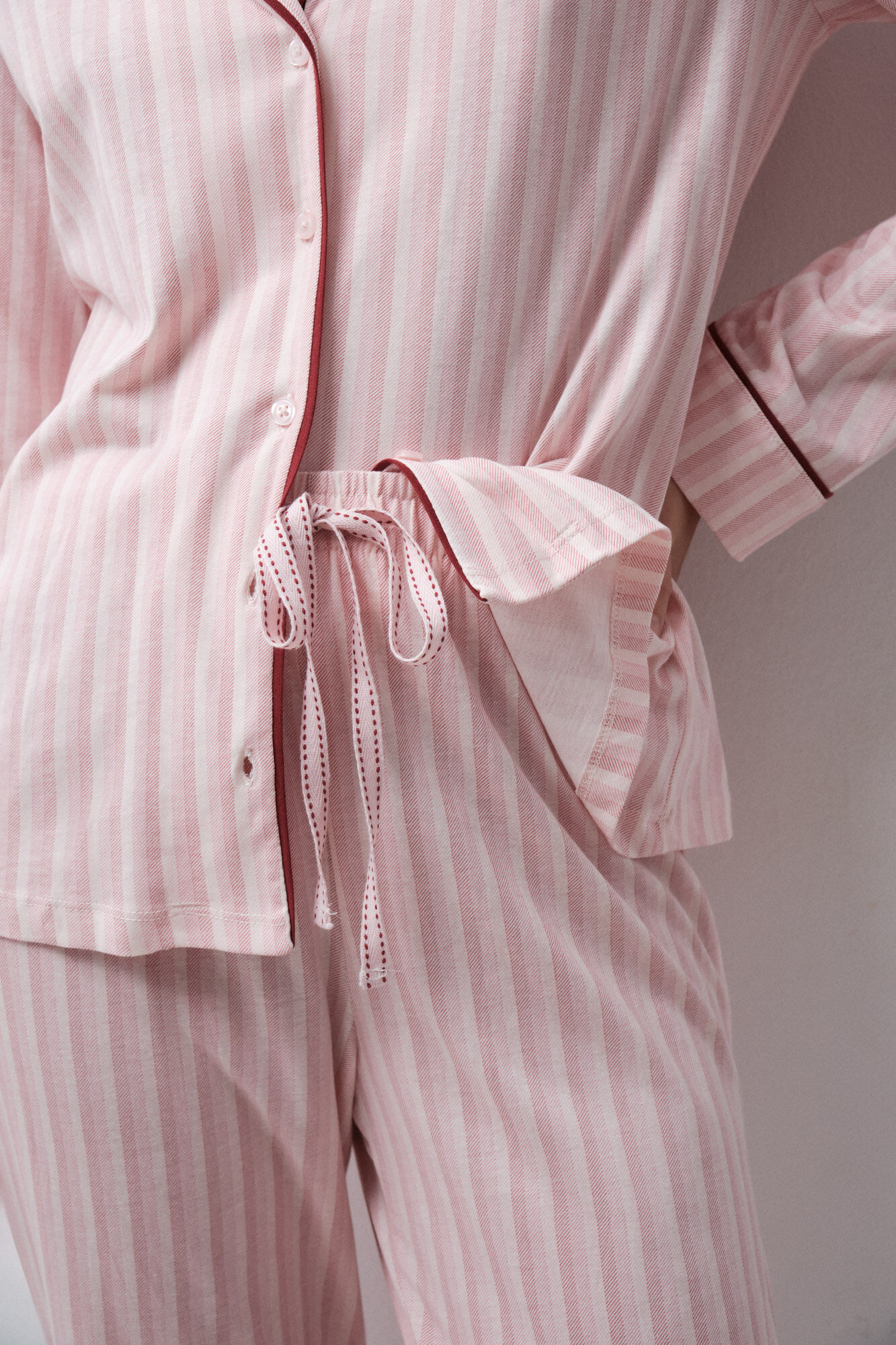 Women'secret Striped cotton classic pyjamas Peanuts