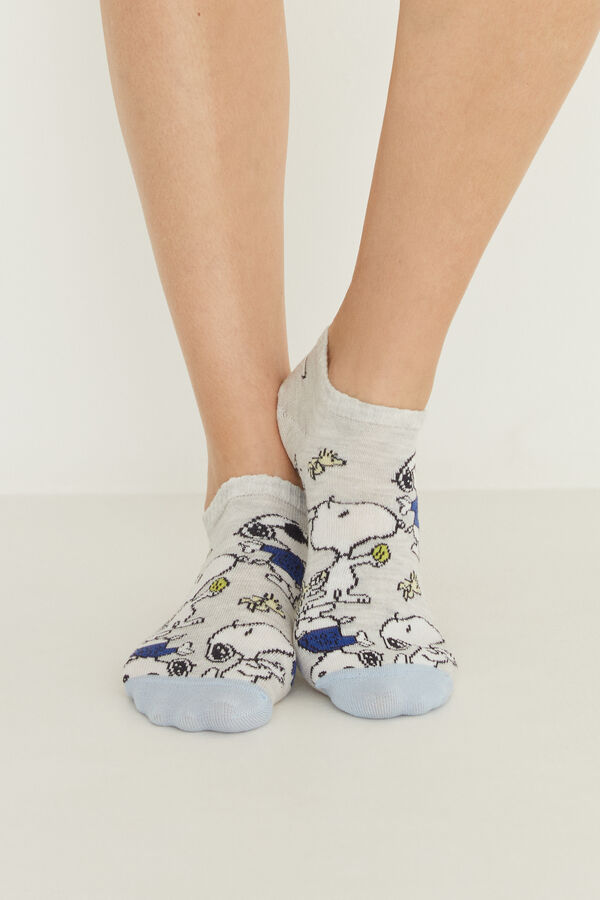 Womensecret Snoopy-mintás, szürke zokni szürke