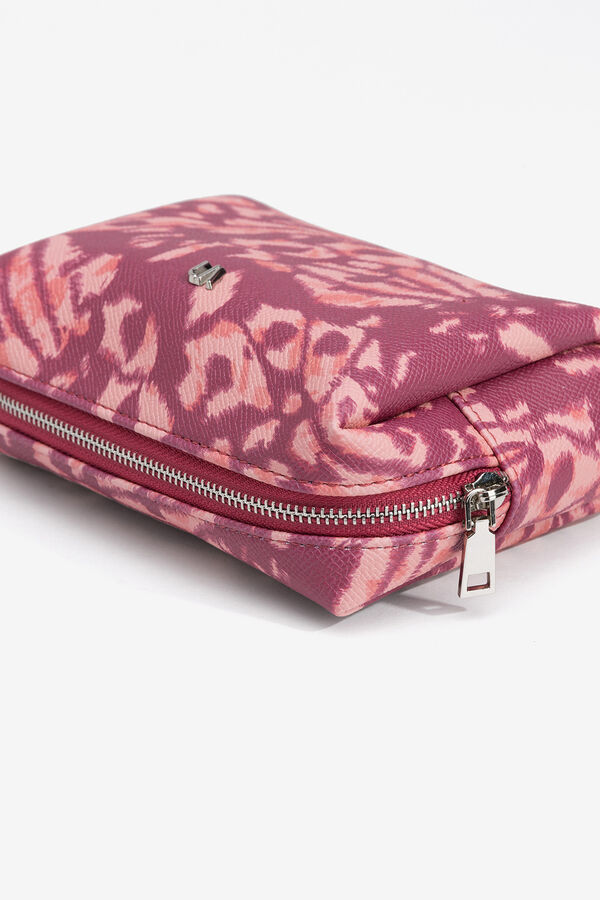 Vilanova Bolsa de Cosm&eacute;ticos Estampada burdeos