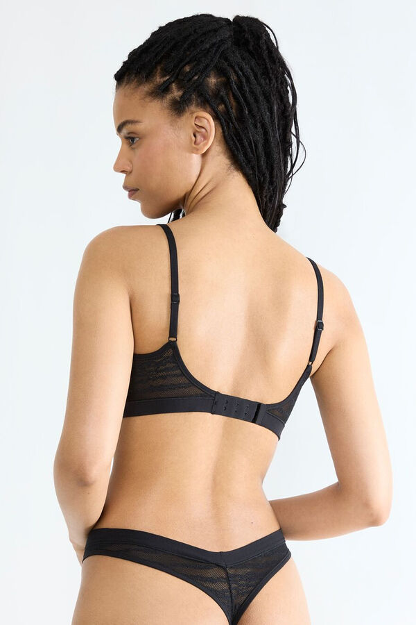 Sloggi Cueca tanga preto