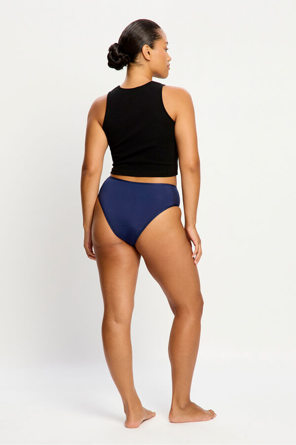 Modibodi Braga menstrual cl&aacute;sica azul azul