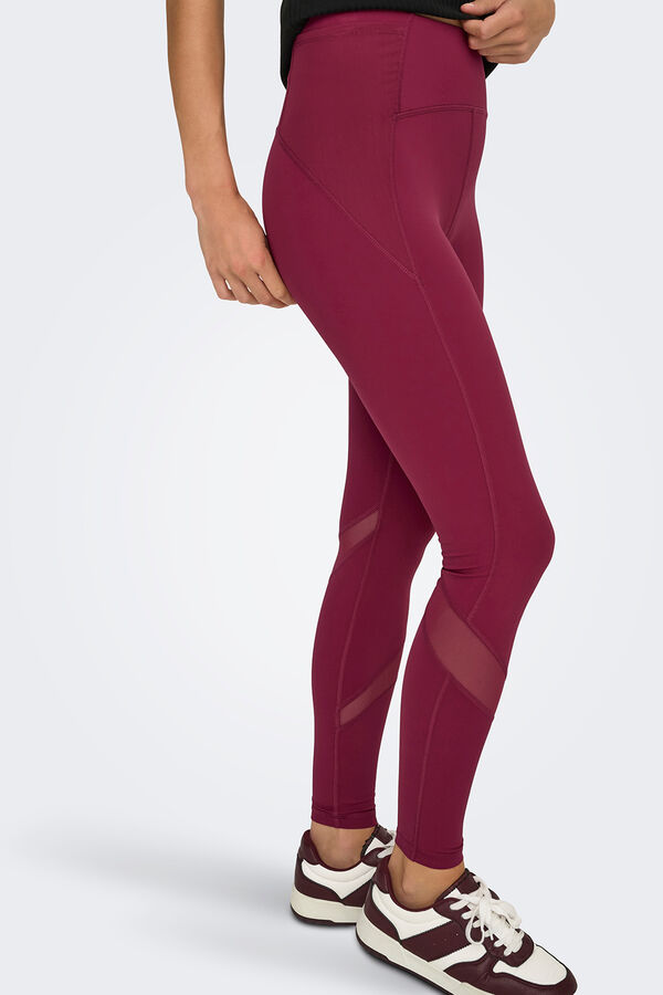 Only Play Legging detalle Mesh B-Dry morado/lila