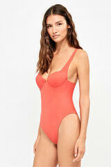 Gisela Ba&ntilde;ador escote balconette copas extra&iacute;bles rojo