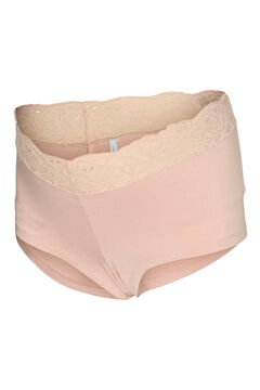 Womensecret Pack of 2 organic cotton maternity panties pink