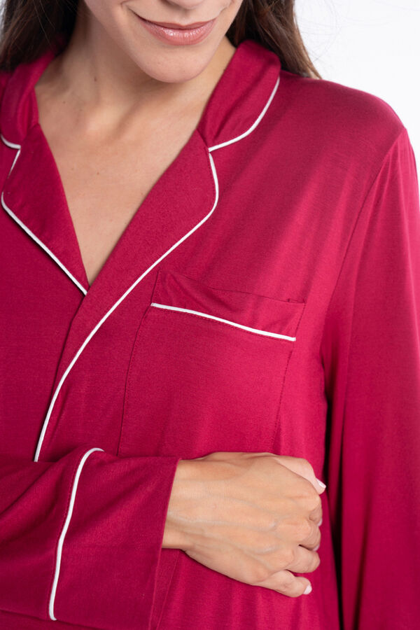 Ohma! Long sleeve Classic Pyjamas red