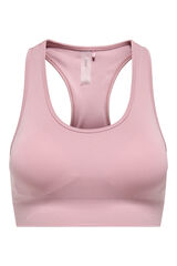 Only Play Soutien desportivo costas cruzadas rosa