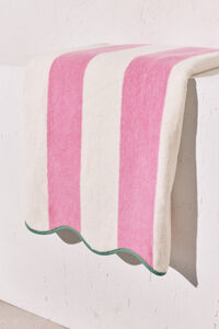 Women'secret Serviette &agrave; rayures en 100% coton