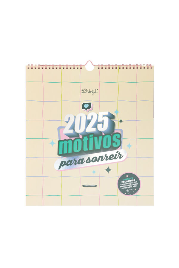 Mr. Wonderful Scratch-off wall calendar 2025 - 2025 reasons to smile printed