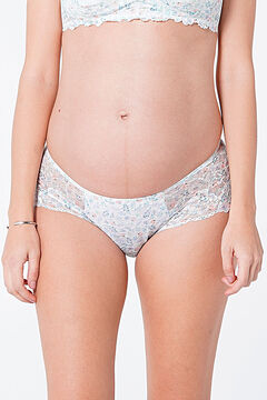 Womensecret Printed lace maternity panty printed