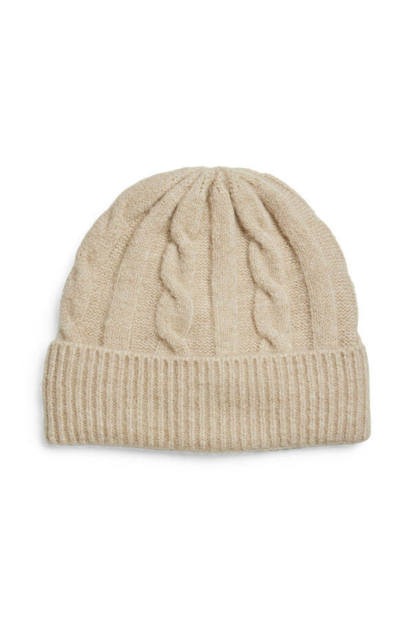 Pieces Knit beanie hat Siva