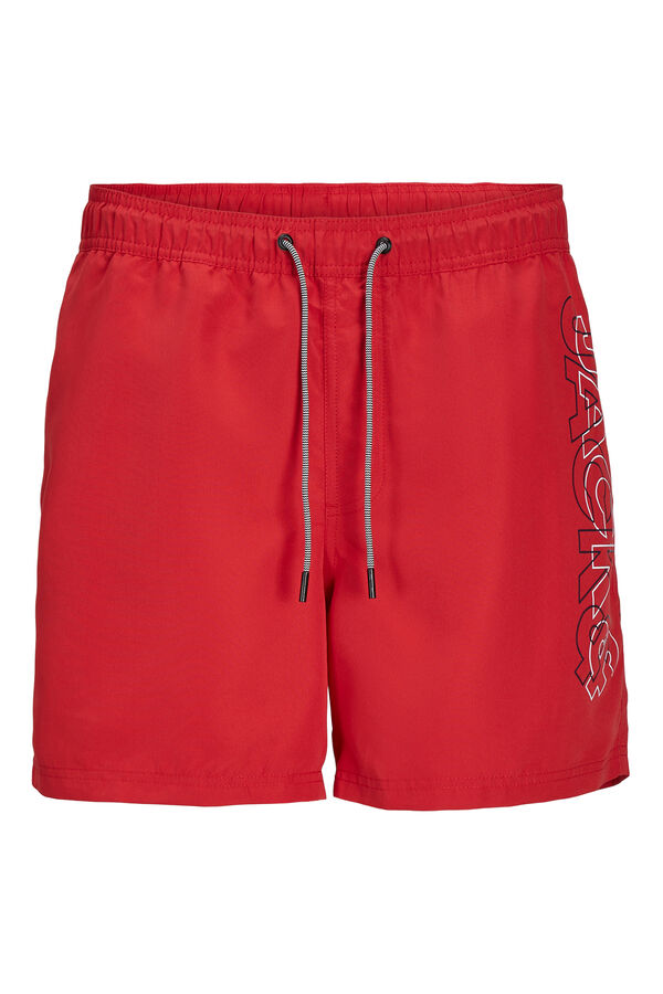 Womensecret Logo swim shorts rouge