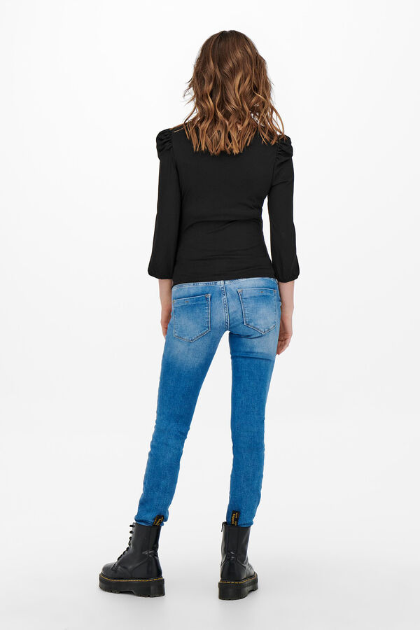 Only Maternity Camiseta manga 3/4 maternity negro