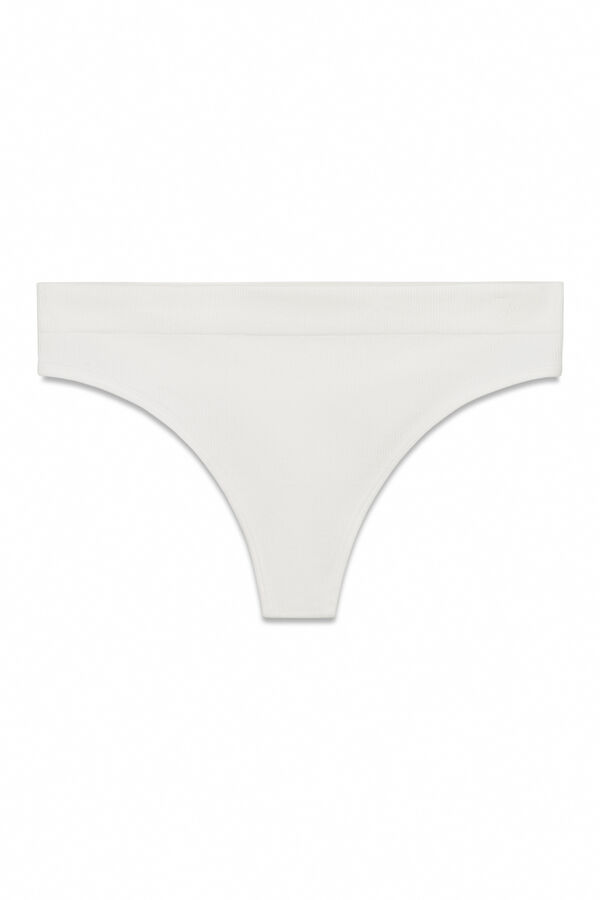 Women'secret Bele bez &scaron;avova hipster tanga gaćice Bež