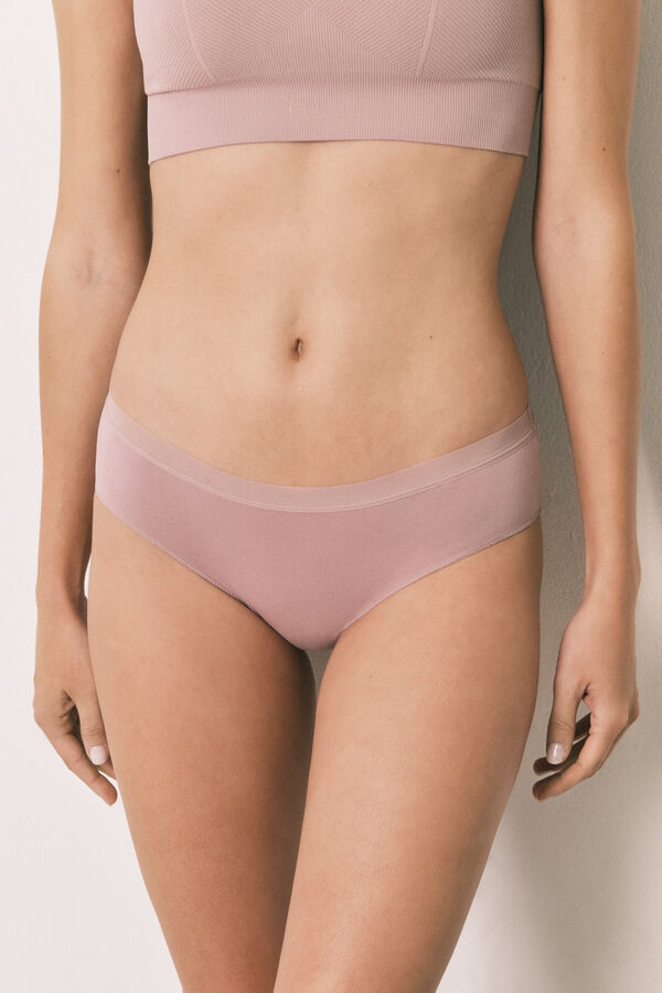 Women'secret Plain cotton 7-pack wide panties white