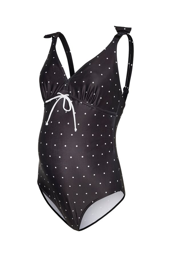 Mamalicious Maternity and breastfeeding swimwear black