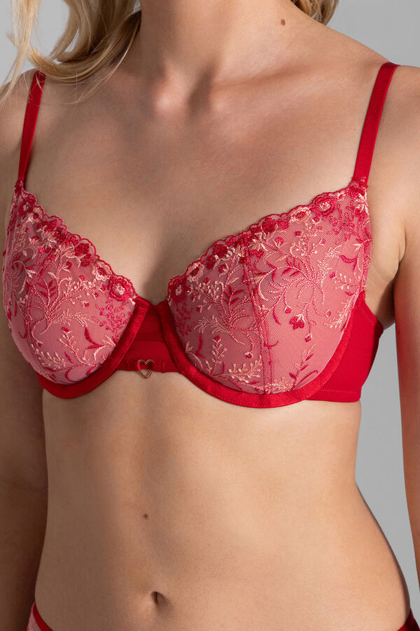 Dorina Balconette unpadded bra Erin burgundy