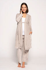 Womensecret Maternity velour robe grey