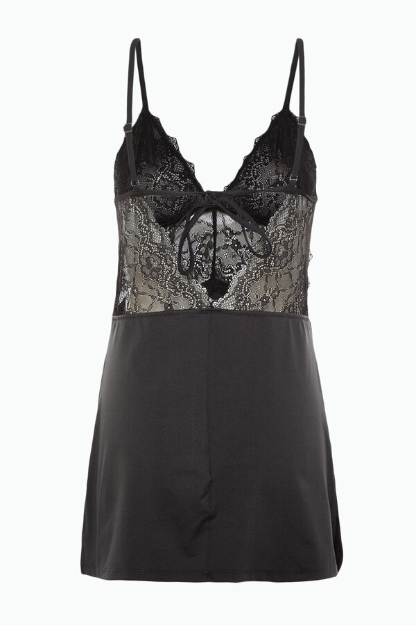 Trendyol Picard&iacute;as camis&oacute;n encaje negro negro