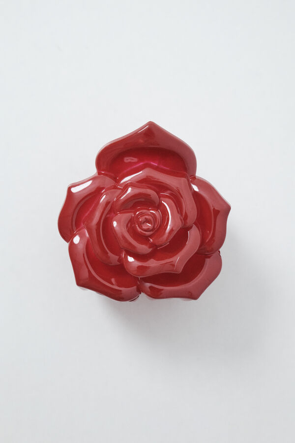 Women'secret Flower hair clip red