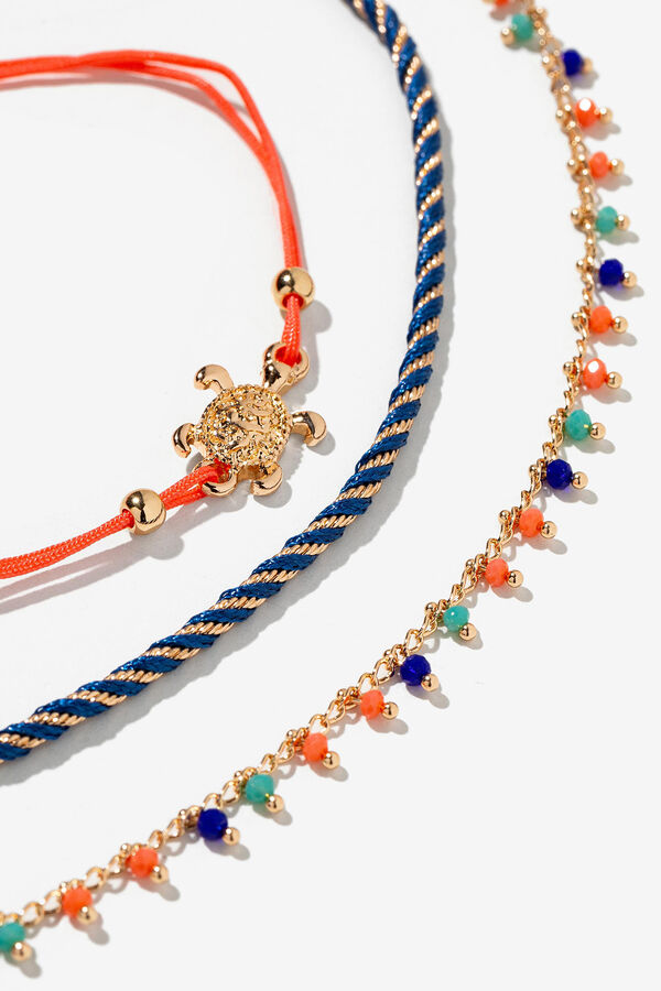 Vilanova Pack Pulseira P&eacute; com Contas estampado