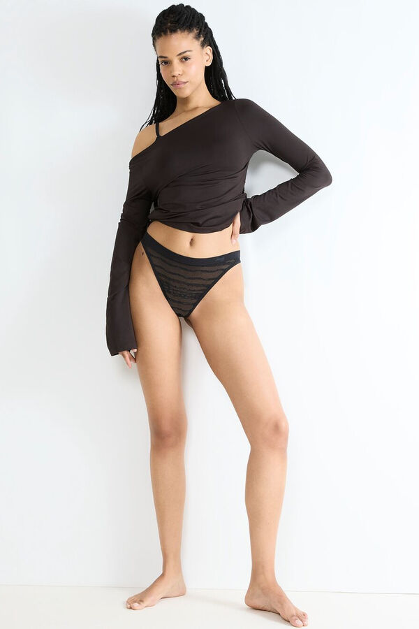 Sloggi Braga tanga negro