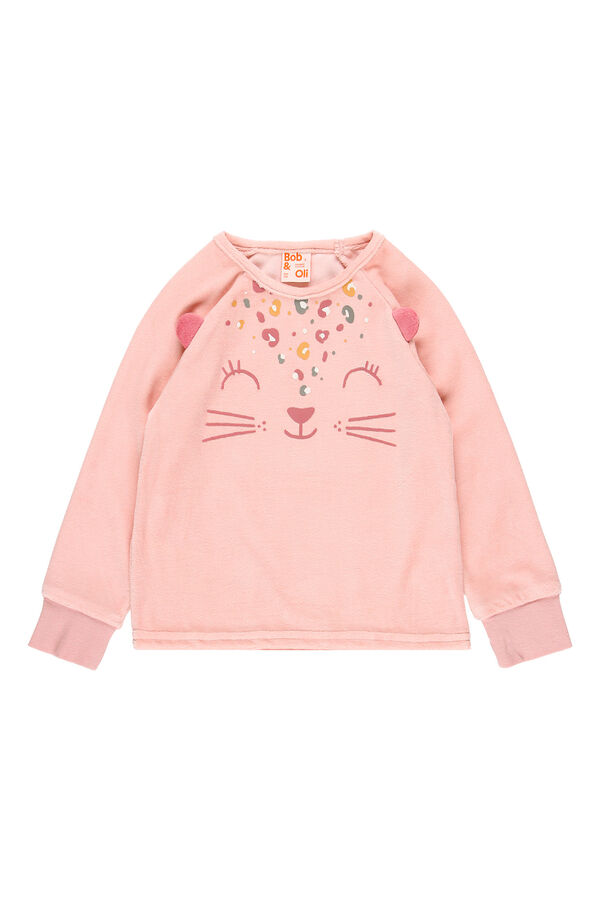 Bob&Oli Pijama terciopelo de ni&ntilde;a - org&aacute;nico rosa