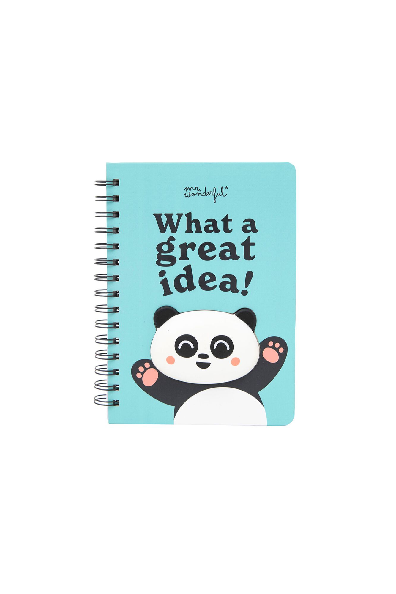 Mr. Wonderful Caderno A5 3D Squishy Panda