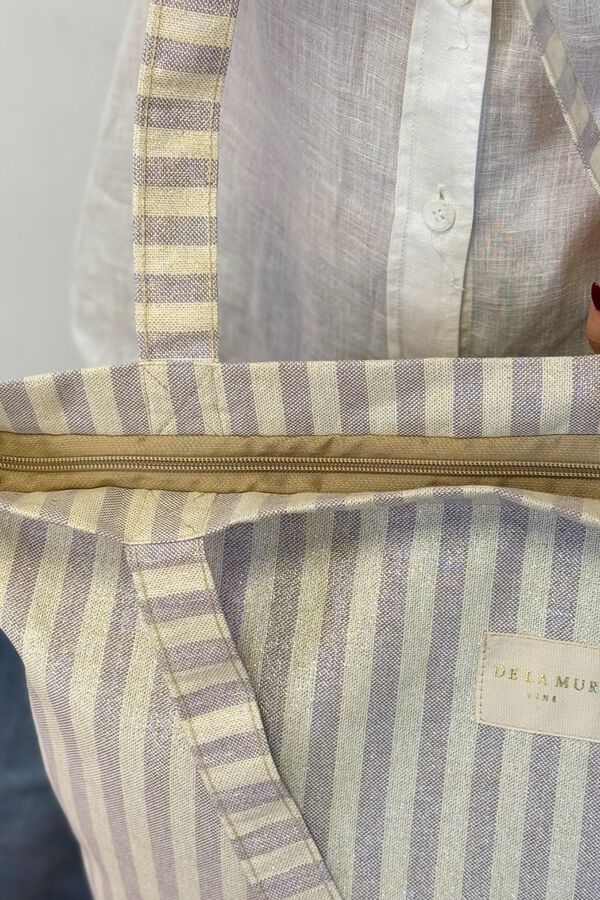 De La Mur Bolsa Grande Cremallera Lulil morado/lila