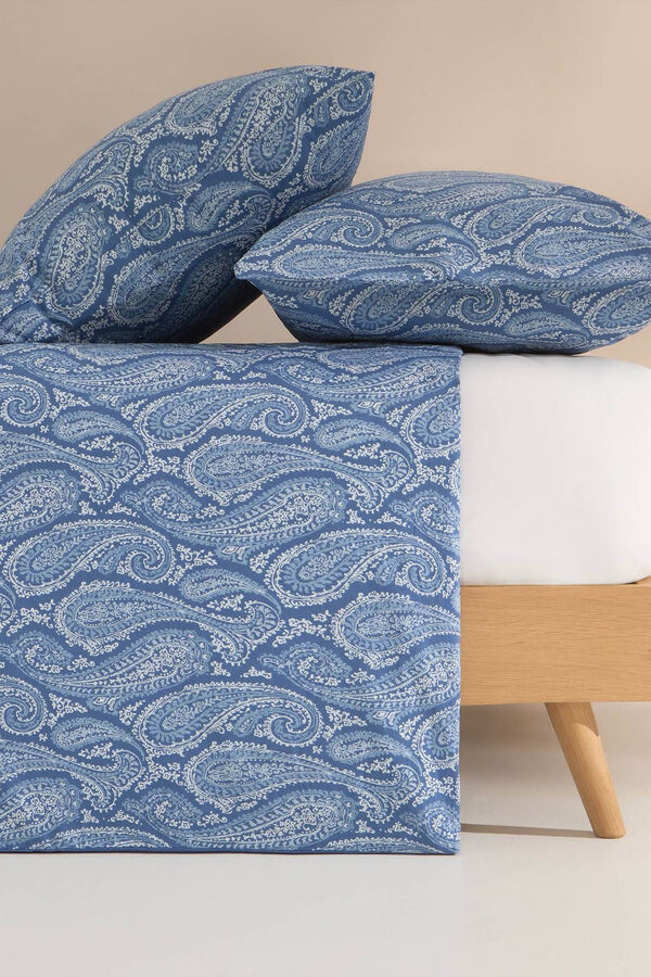 Womensecret Paisley cotton duvet cover. For a 135-140 cm bed.  blanc