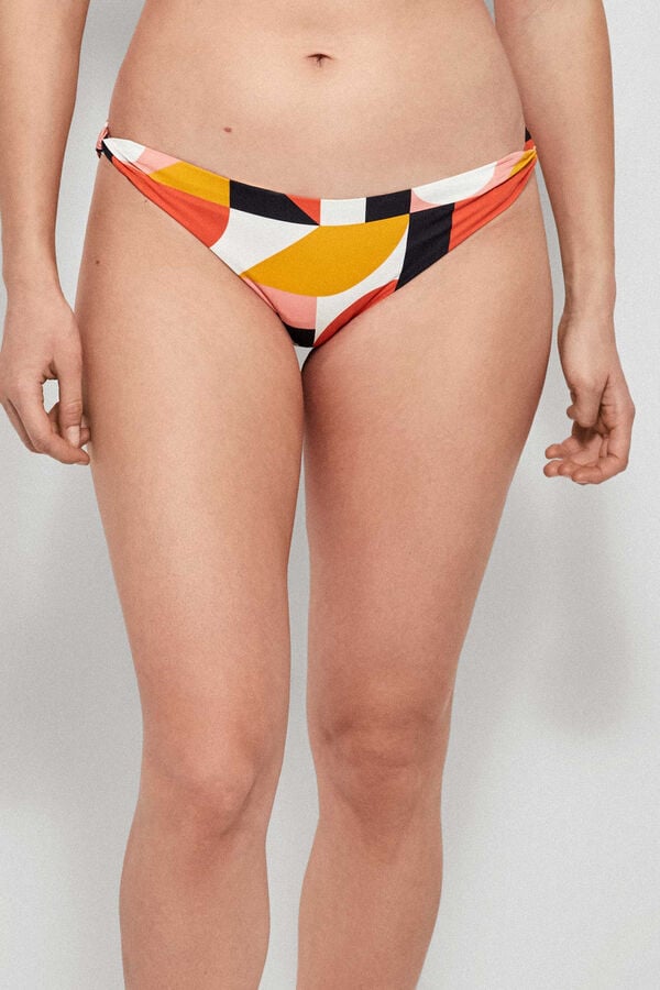 Womensecret Printed bikini bottoms Weiß